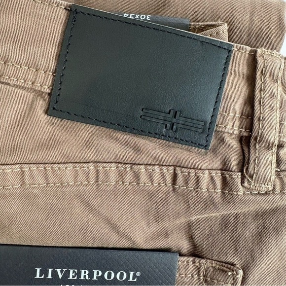 Liverpool‎ Men's 30x34 Cub Relaxed Straight Pants Brown Casual NEW - Picture 6 of 10